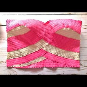 💵5 FOR $25💵 Jealous Tomato Pink Ivory Bustier